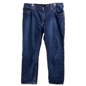 Ariat Jeans Mens Blue Jeans M4 Relaxed boot Fire Resistant Workwear Sz.40/34 EUC
